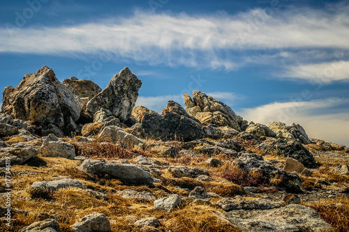 Rocky, autumn scene in Rocky Mountain National Park