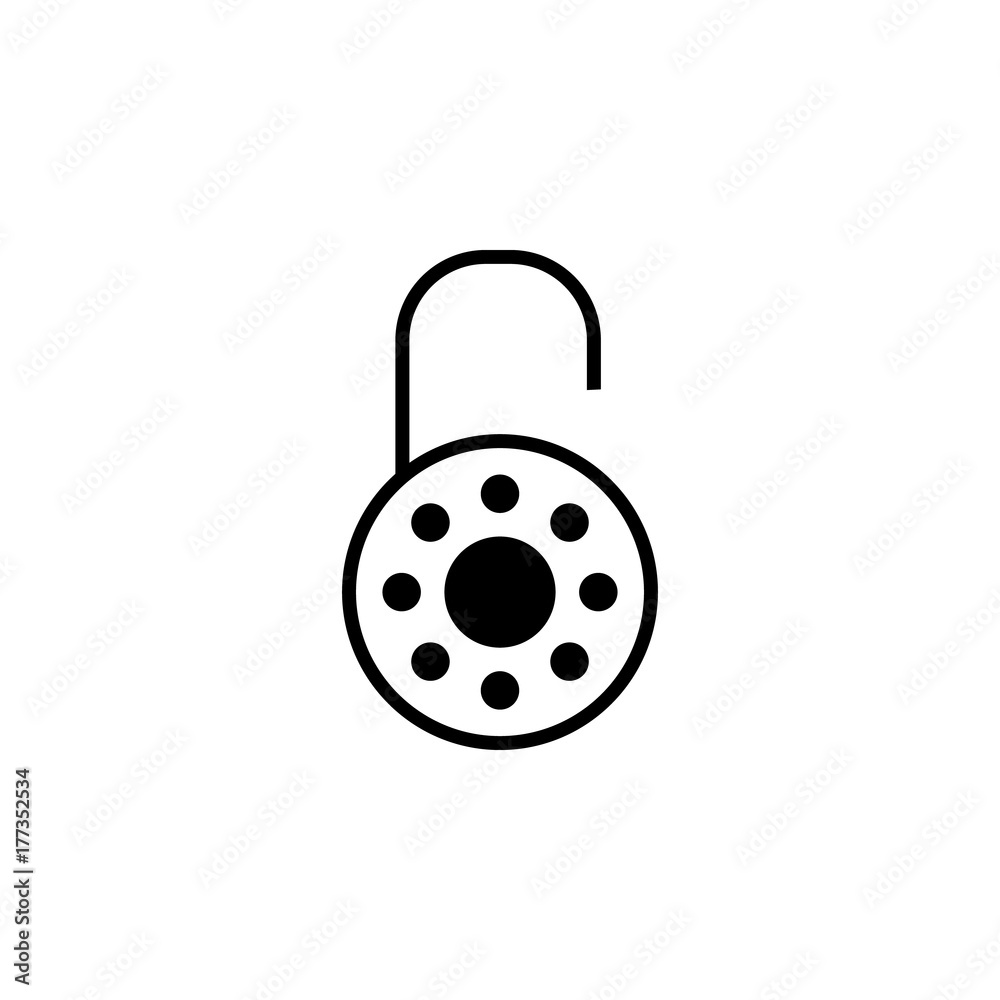 Open lock icon