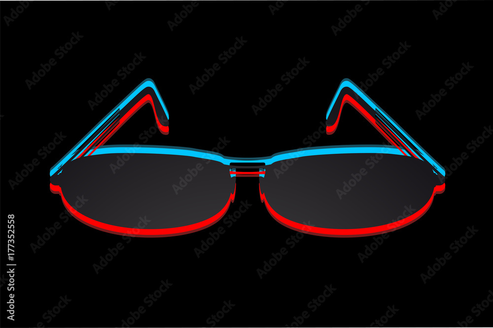 cool eyeglasses illustration cool eyeglasses illustration