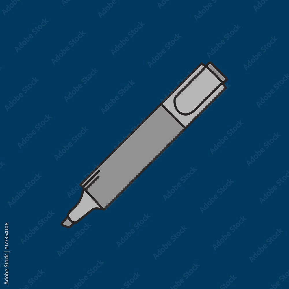 Vector of stationery doodle style Vector of stationery doodle style