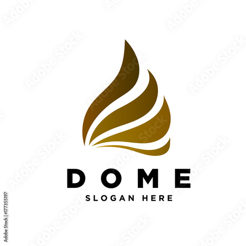 Abstract Gold Dome