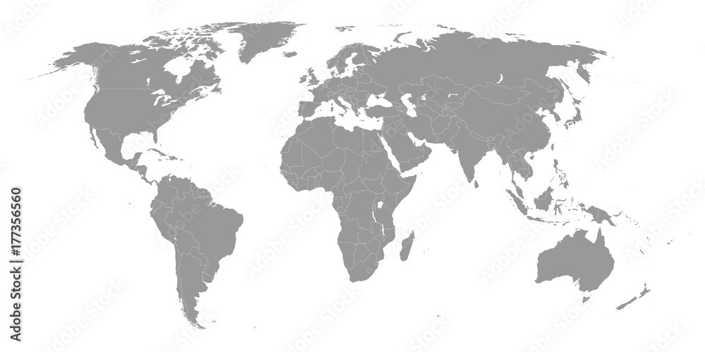 Obraz premium Mapa świata