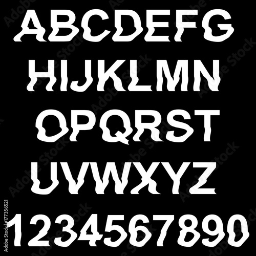 glitch font