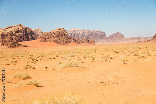 in the desert sand and mountain adventure destination