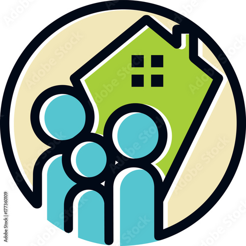 Family Home Illustration