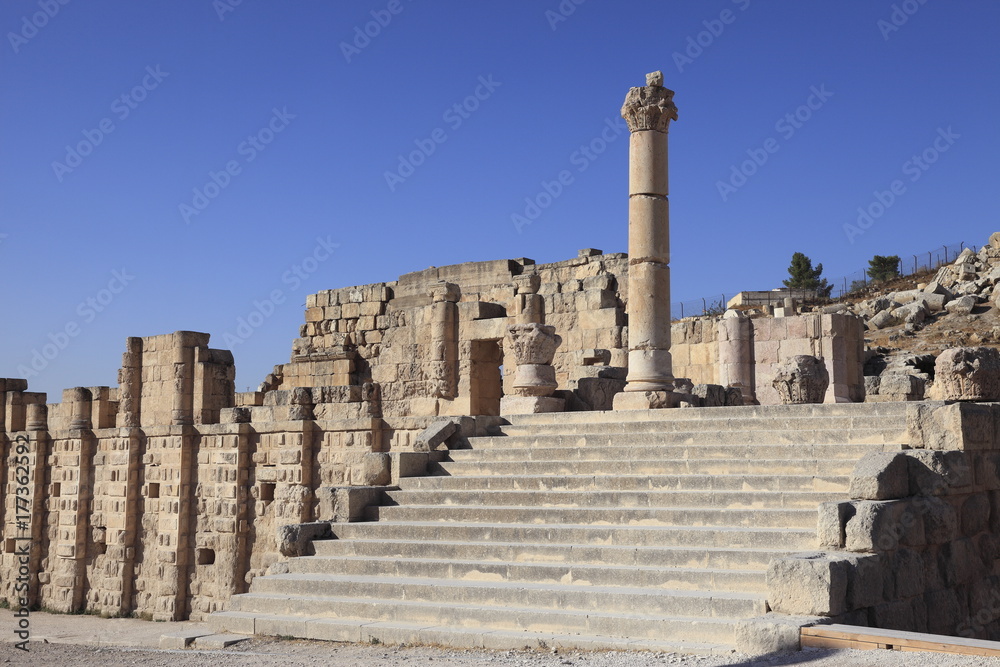 ジェラシュ遺跡のゼウス神殿