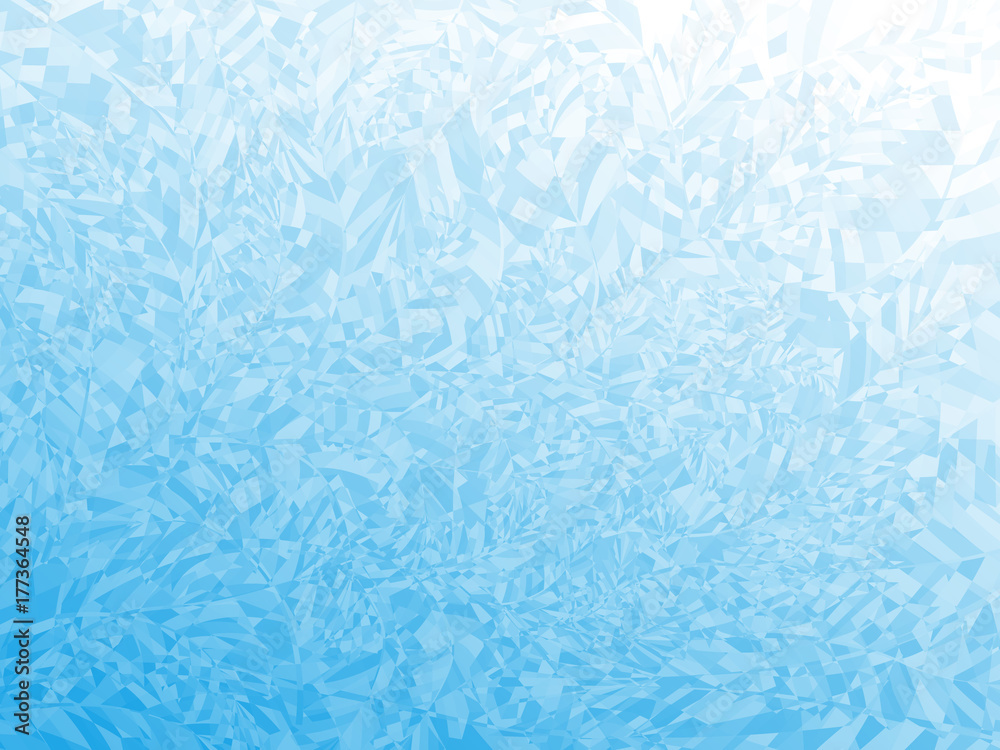 Winter blue frost background with copy space Winter blue frost background with copy space