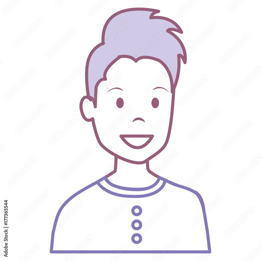 young man avatar character young man avatar character