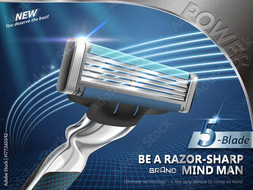 Razor ads for men