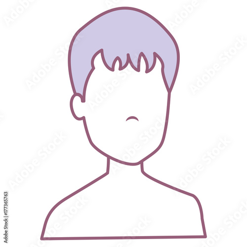 young man shirtless avatar character