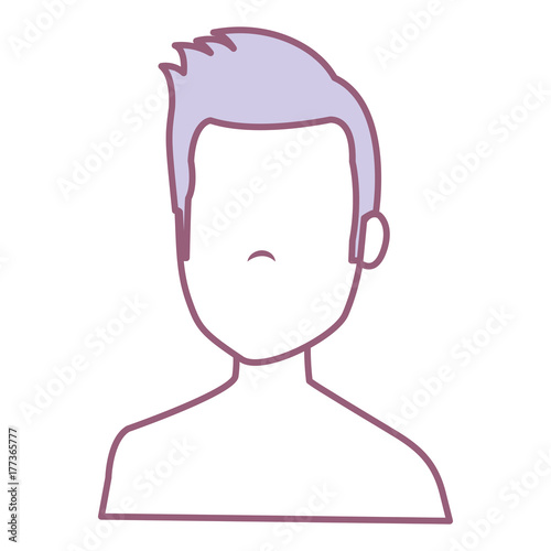 young man shirtless avatar character