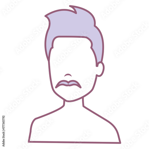 young man shirtless avatar character
