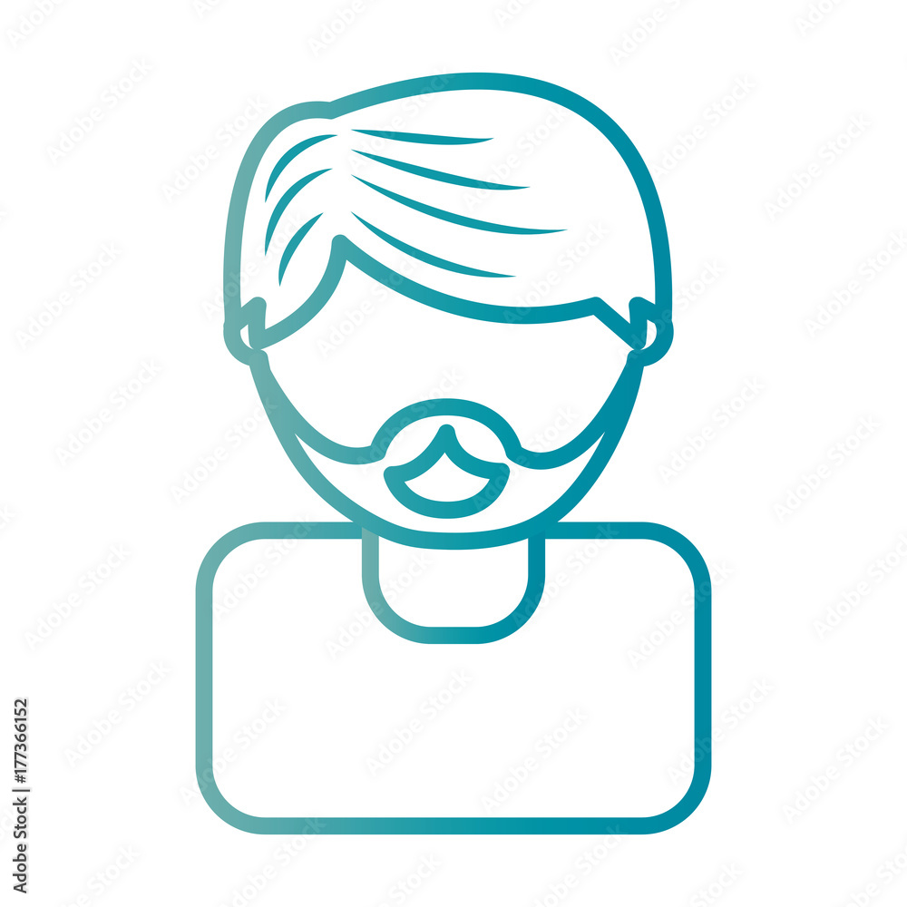 man face vector illustration