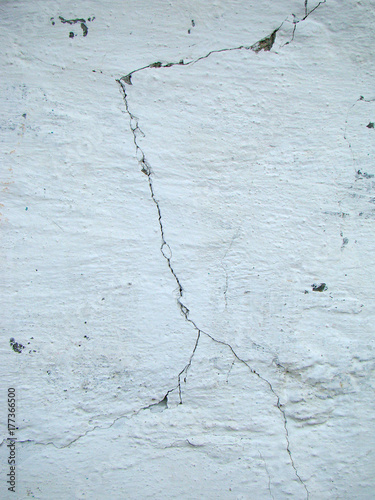 Wallpaper Mural Texture of a white cracked wall Torontodigital.ca