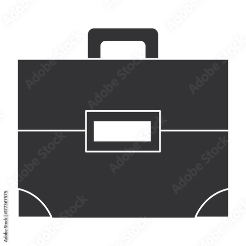 portfolio briefcase isolated icon