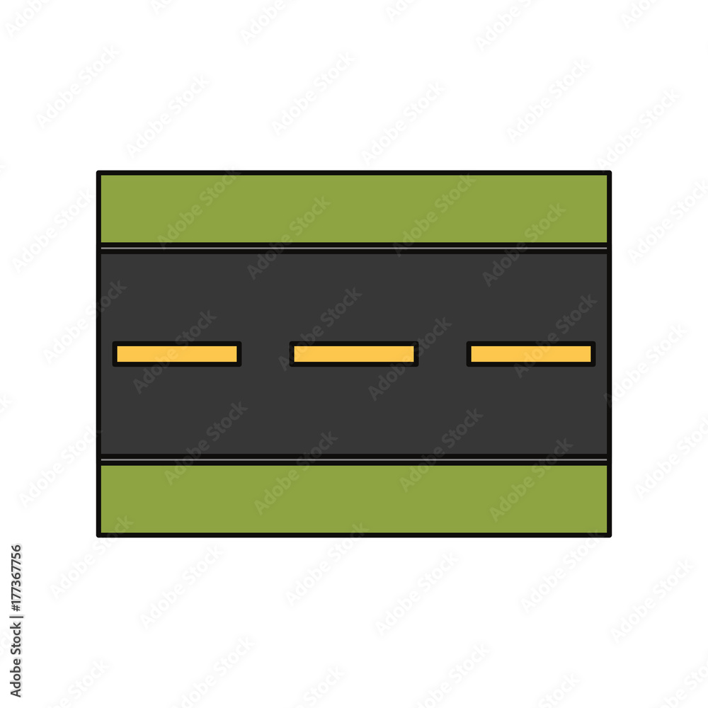 road  vector illustration