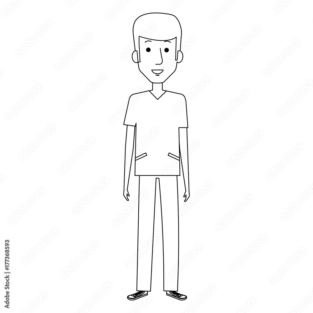 man surgeon avatar character man surgeon avatar character