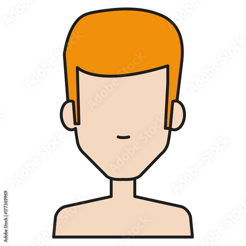 young man shirtless avatar character