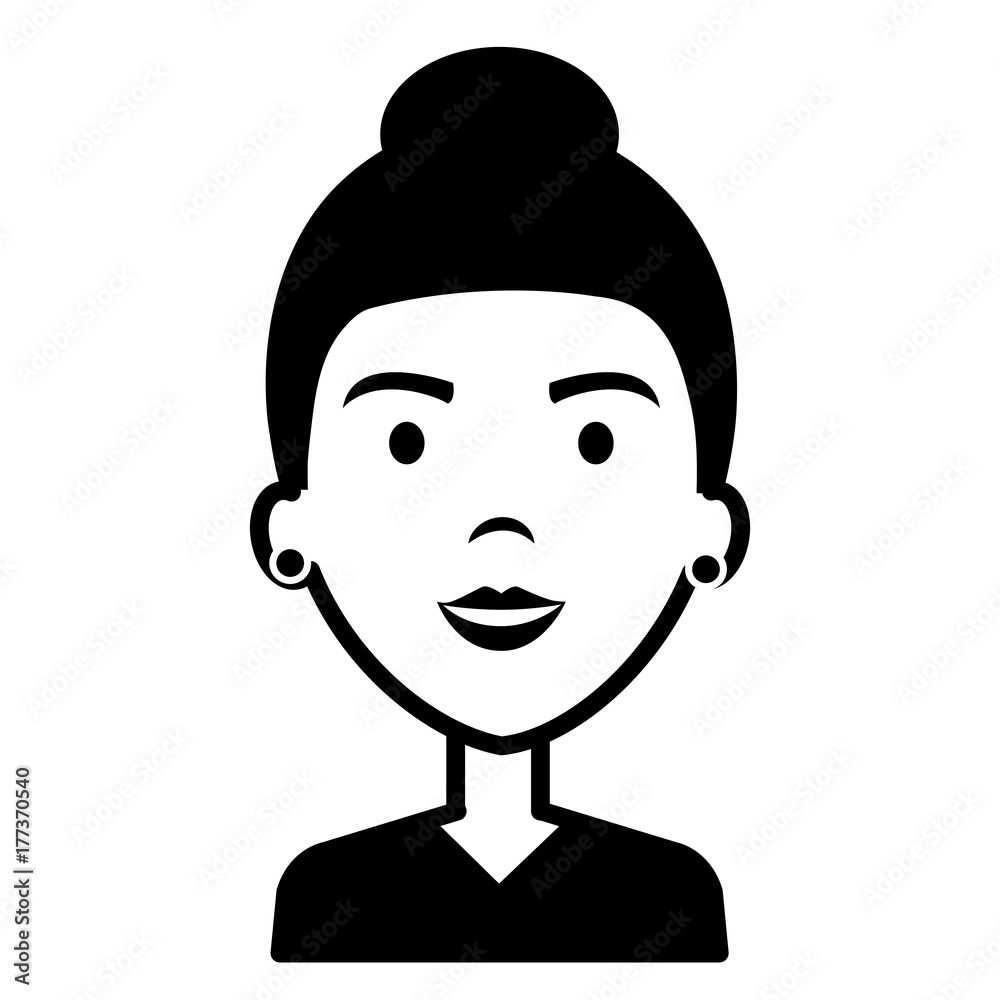 beautiful woman avatar character