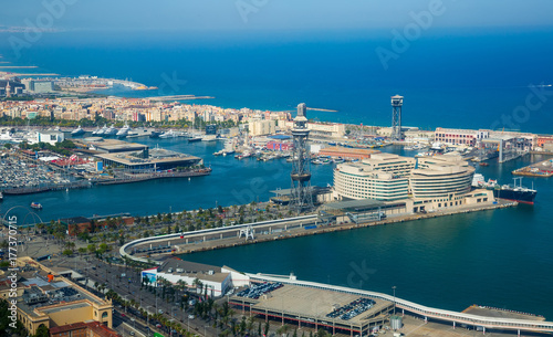 Historical neighbourhoods of Barcelona, view above