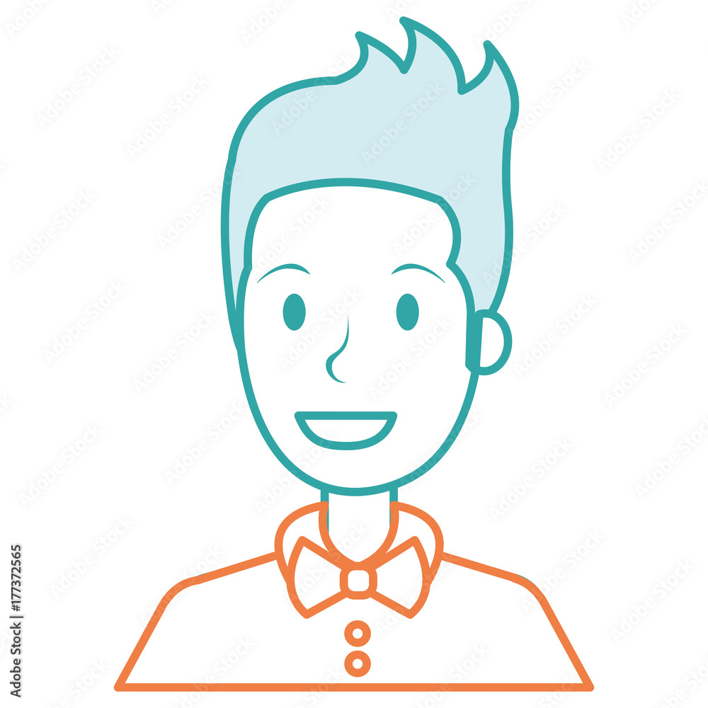 young man avatar character young man avatar character