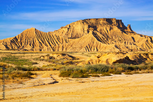 cliffs at semi-desert landscape