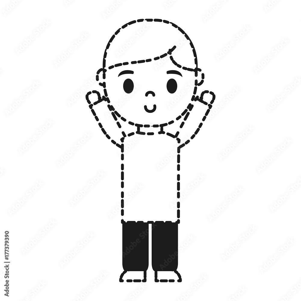 Obraz premium cartoon man icon