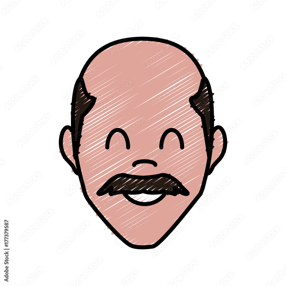 Man smiling face icon vector illustration graphic design Man smiling face icon vector illustration graphic design