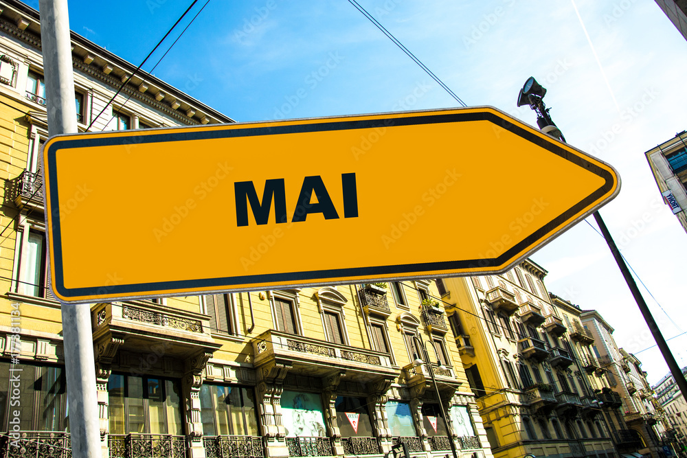 Obraz premium Schild 285 - Mai