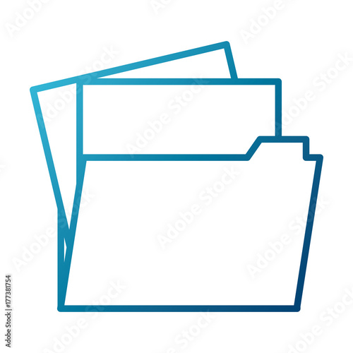 Folder document symbol icon vector illustration graphic design