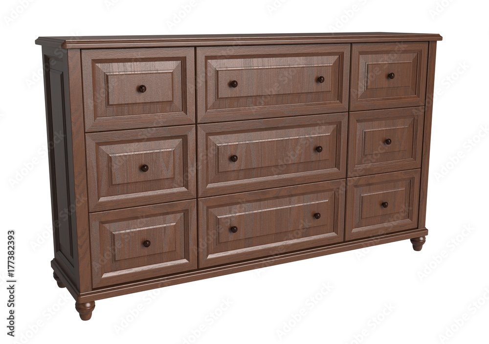 Wooden chest of drawers Wooden chest of drawers