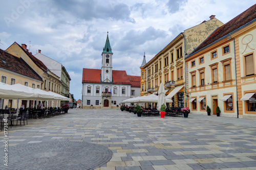 City Square of Varazdin, Croatia