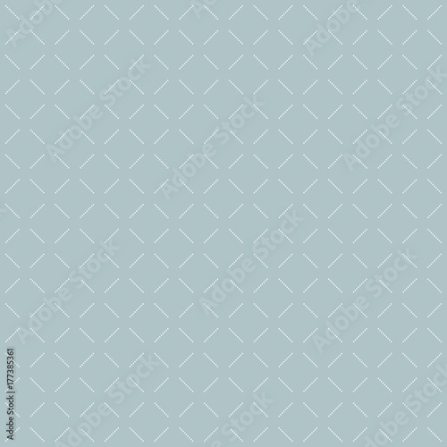 Geometric dotted blue and white pattern. Seamless abstract modern texture for wallpapers and backgrounds