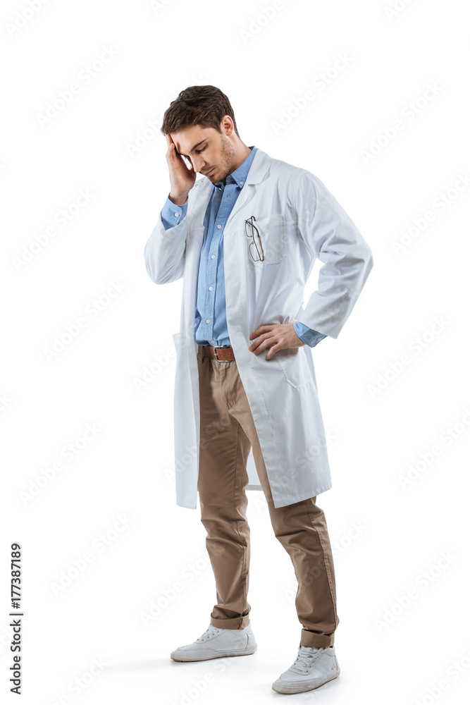 tired chemist with headache tired chemist with headache