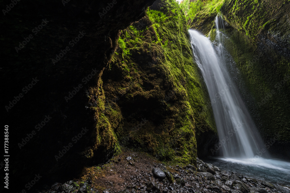 Nauthusagil ravine and waterfall Nauthusagil ravine and waterfall
