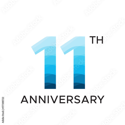 11th anniversary unique number