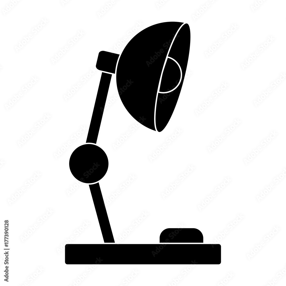 Desk light lamp icon vector illustration graphic design Desk light lamp icon vector illustration graphic design
