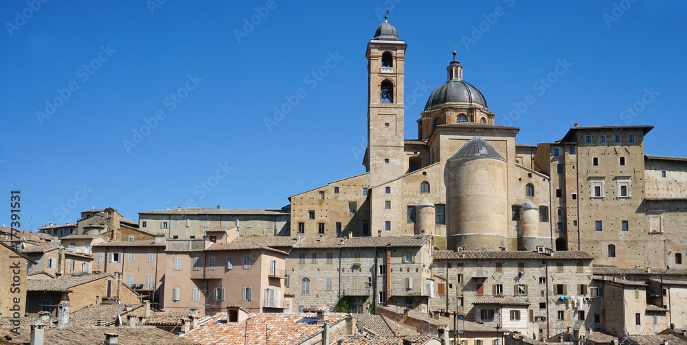 Urbino. The ancient walls
