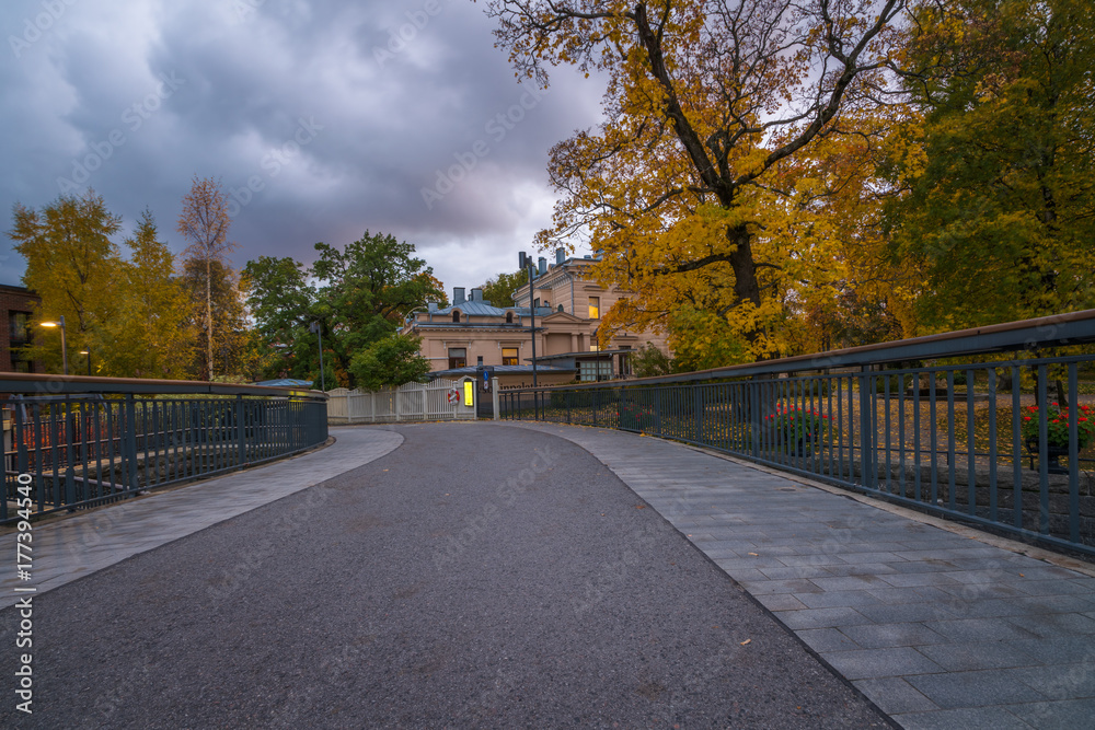 Fototapeta premium Autumn in Tampere