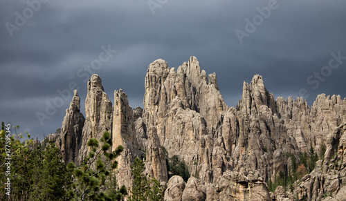 Jagged rock peaks