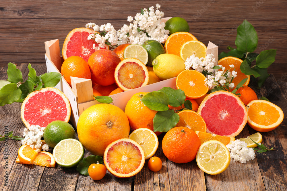 Fotografie assorted citrus fruit