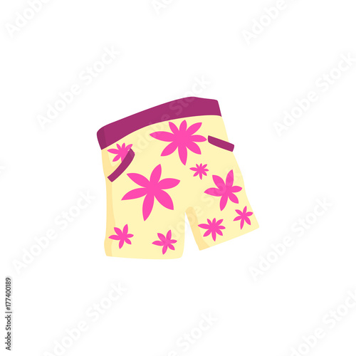 Men s floral design of summer surf shorts