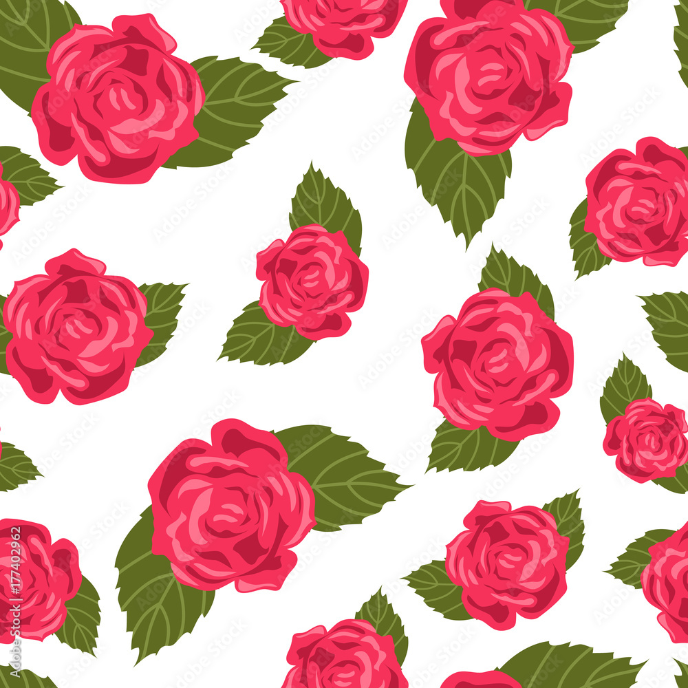 Rose seamless pattern. Seamless pattern with flowers roses. Floral seamless background. Rose seamless pattern. Seamless pattern with flowers roses. Floral seamless background.