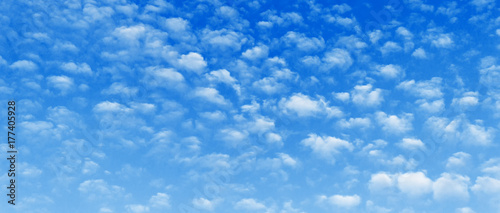 clouds on blue sky