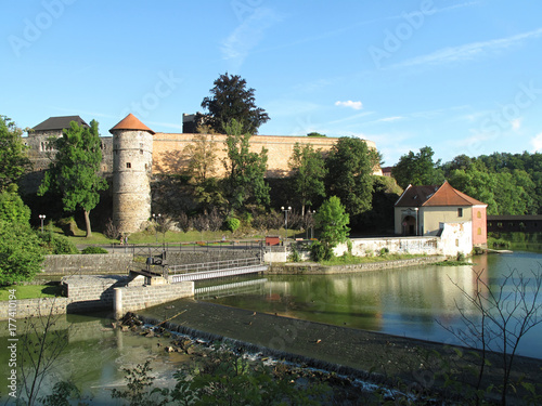 View of Cheb Castle and Ohre River,  Cheb Walls - Sance © babetka