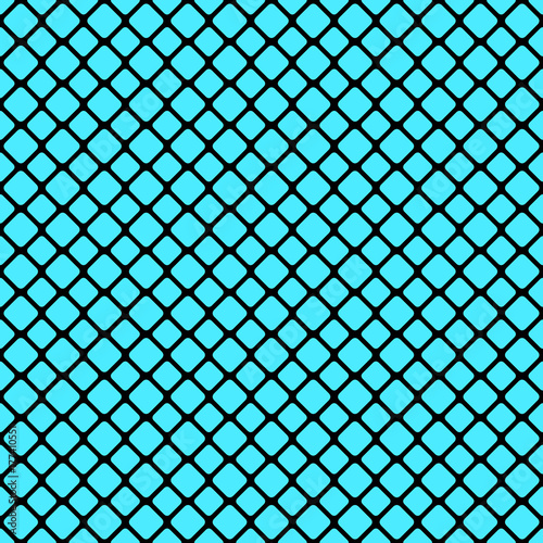 Abstract seamless rounded square grid pattern background design - vector graphic design