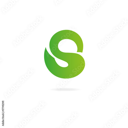 Letter S logo. Design template elements eco. Free Download Letter S logo. Design template elements eco. - GFXLoad