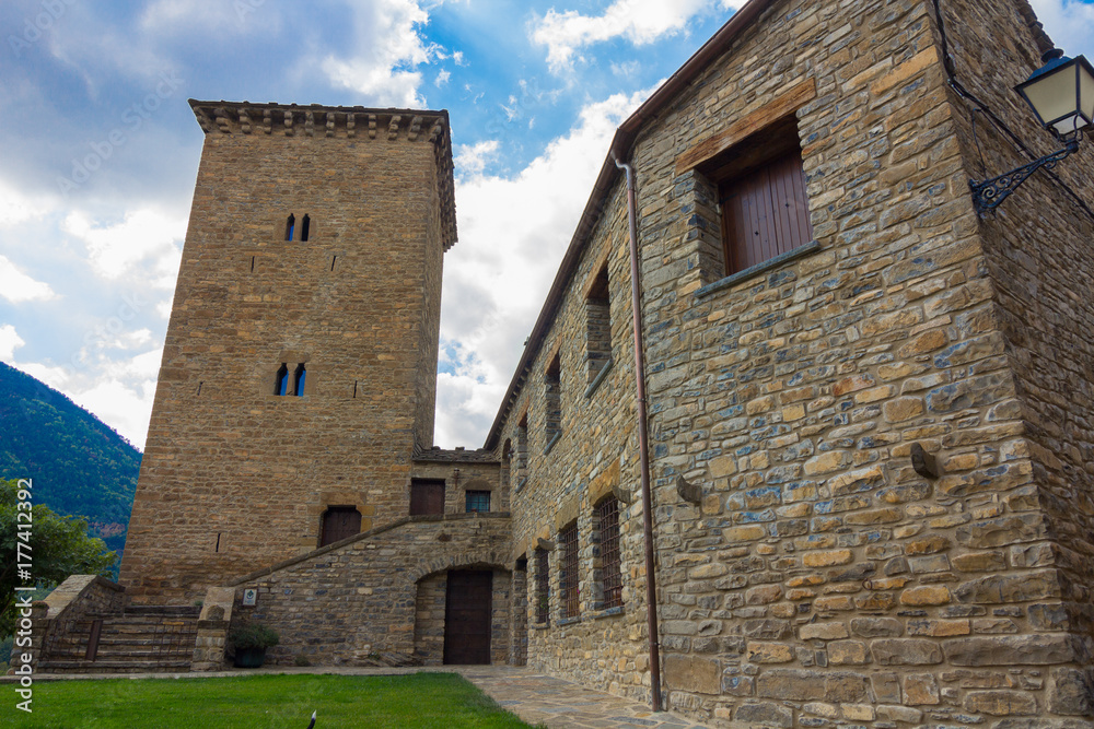 Mountain village of Torla Ordesa, Huesca, Spain Mountain village of Torla Ordesa, Huesca, Spain