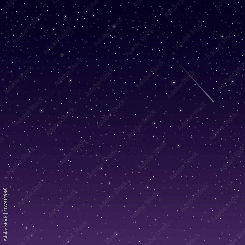 Night sky with stars - universe vector texture Night sky with stars - universe vector texture