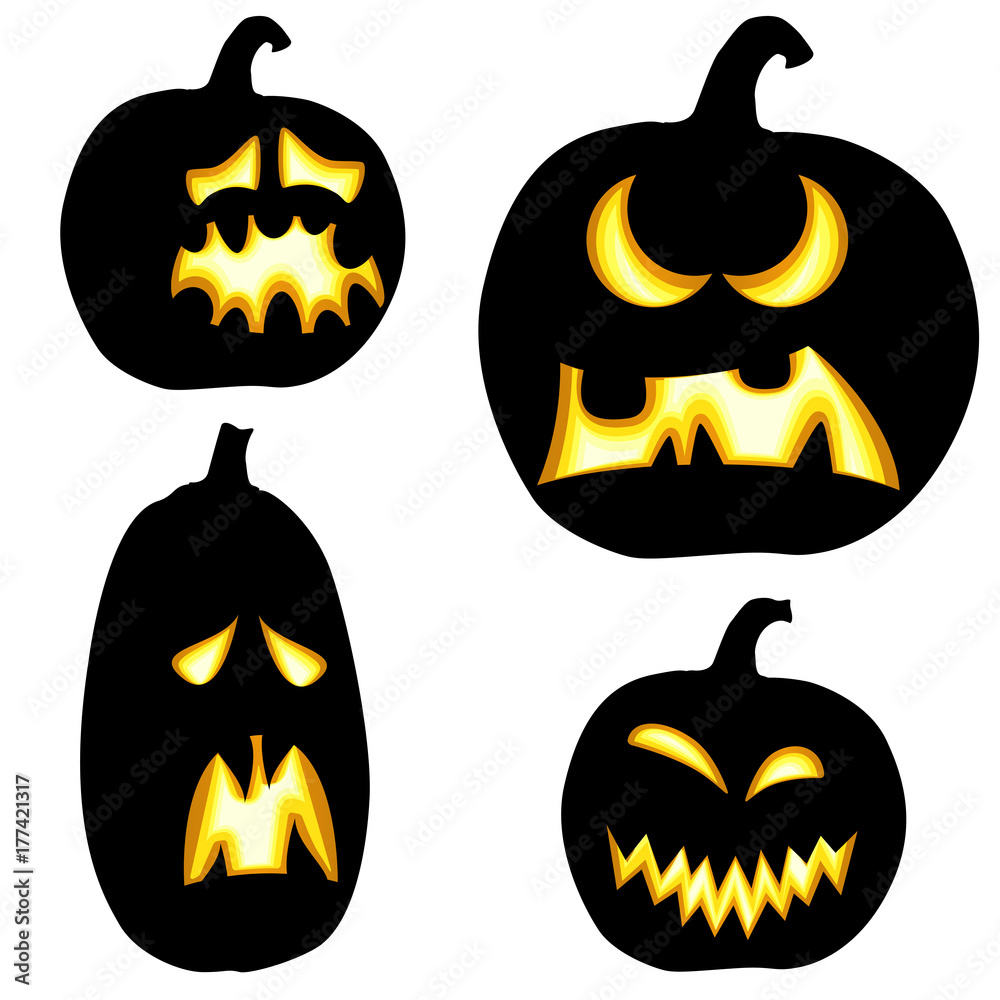different Halloween pumkpins different Halloween pumkpins